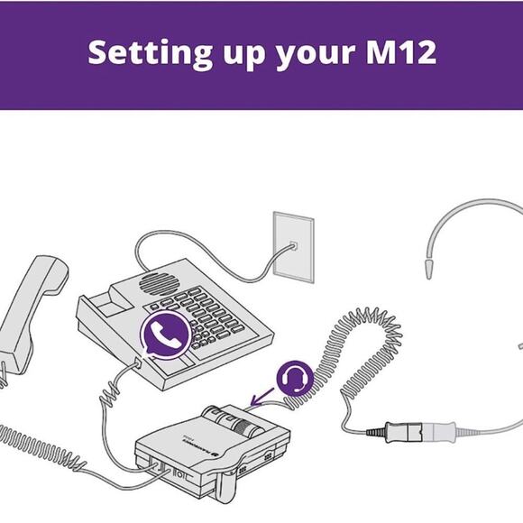 Plantronics M12 Vista Headset Amplifier - Picture 7 of 7